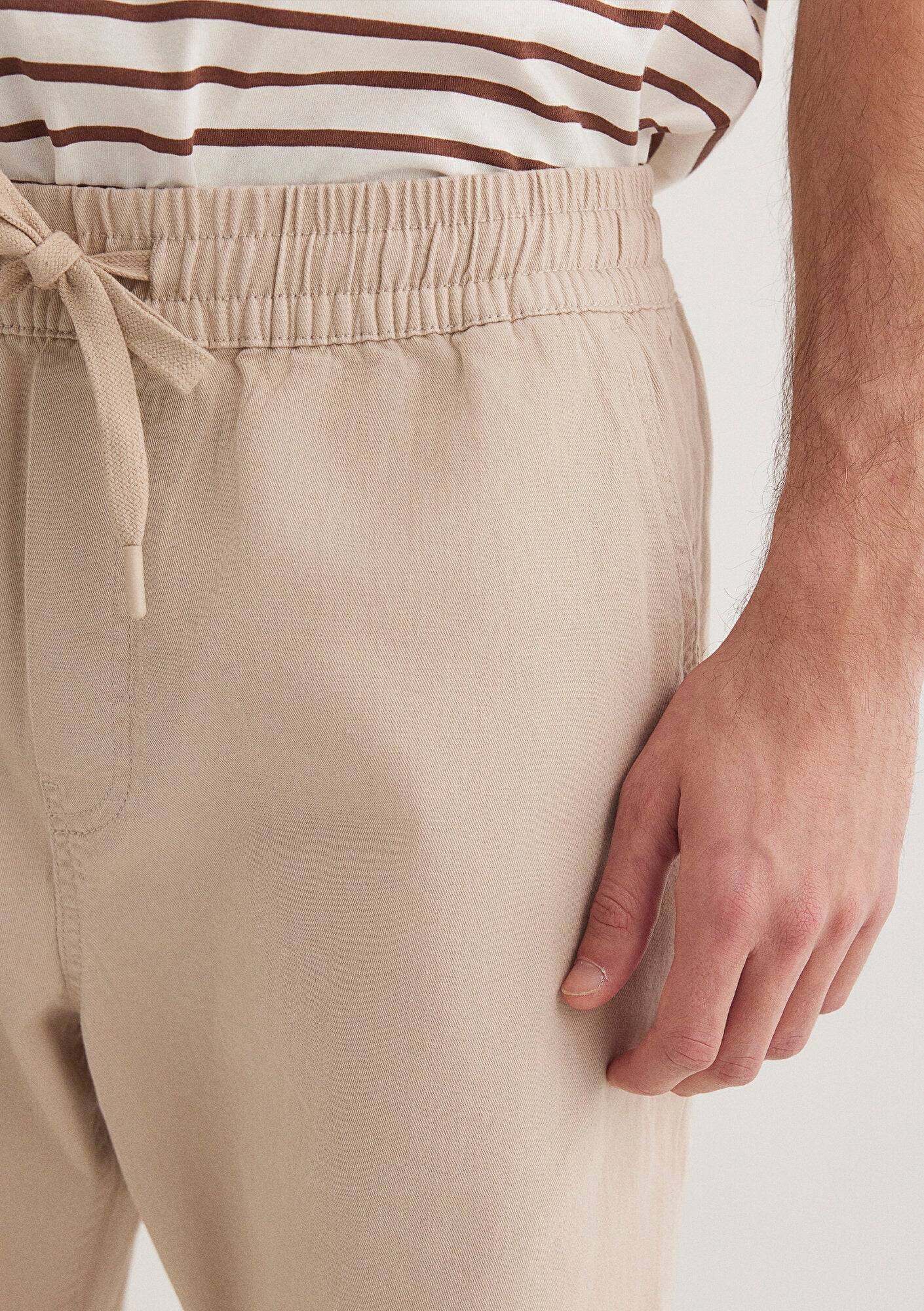 Ecru Jogger Pants