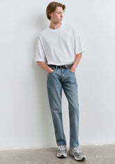 Lisbon Dusty Mid Blue Street Denim Jean Pants