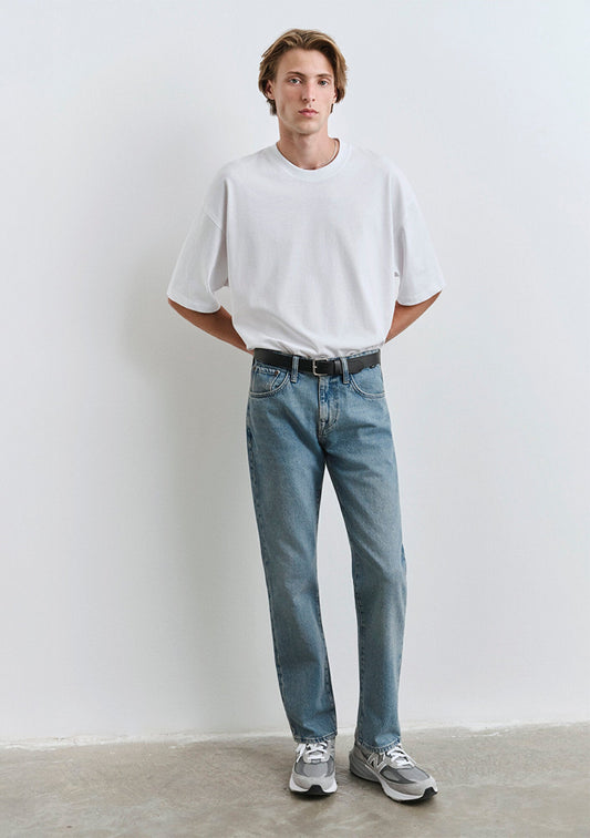 Lisbon Dusty Mid Blue Street Denim Jean Pants