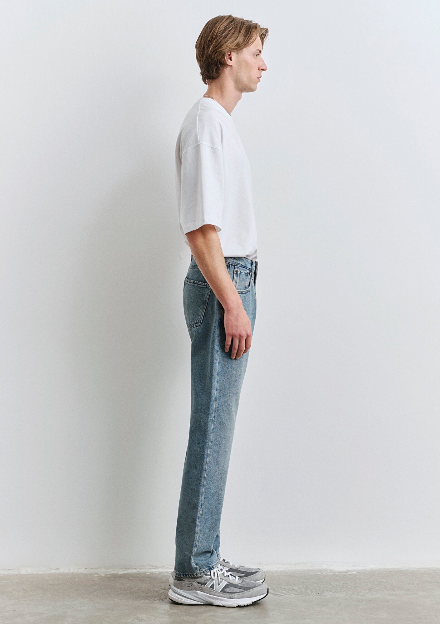 Lisbon Dusty Mid Blue Street Denim Jean Pants