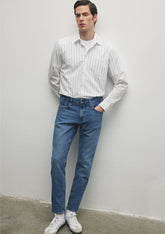 London Mid Brushed Classic Denim Jean Pants