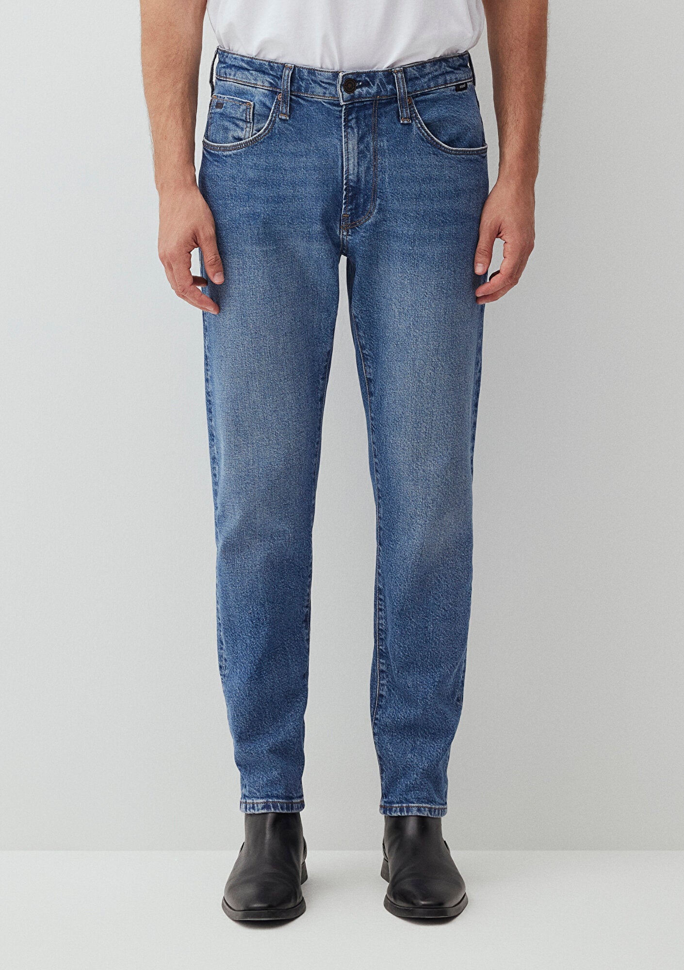 London Mid Brushed Classic Denim Jean Pants