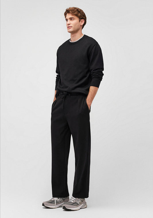 Black Basic Sweatpants