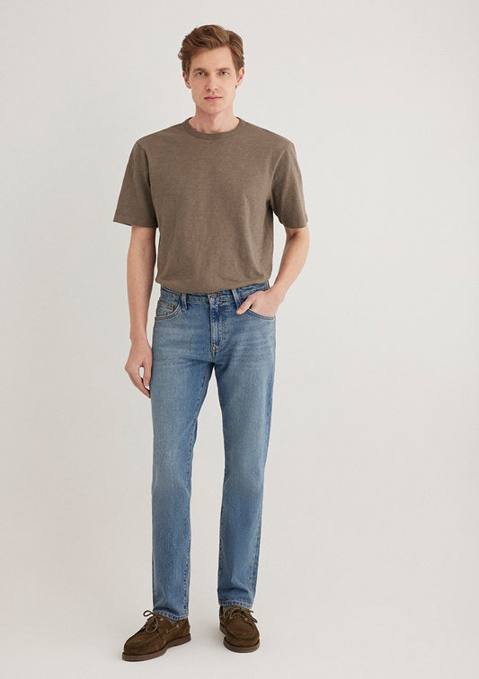 Marcus Mid Sky Blue 90s Strech Jean Pants