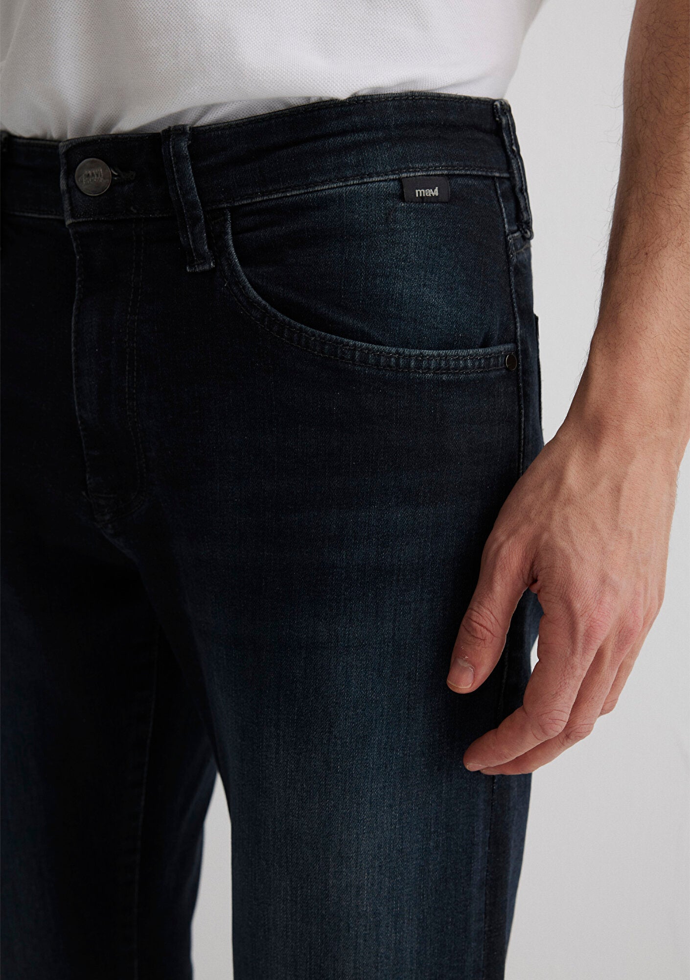 Marcus Dusty Shaded Lux Black Jean Pants