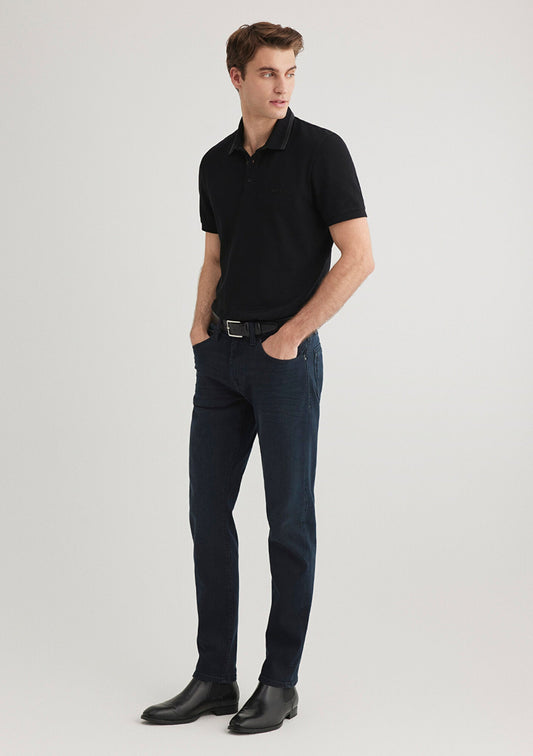 Jake Dark Foggy Mavi Jet Black Jean Pants