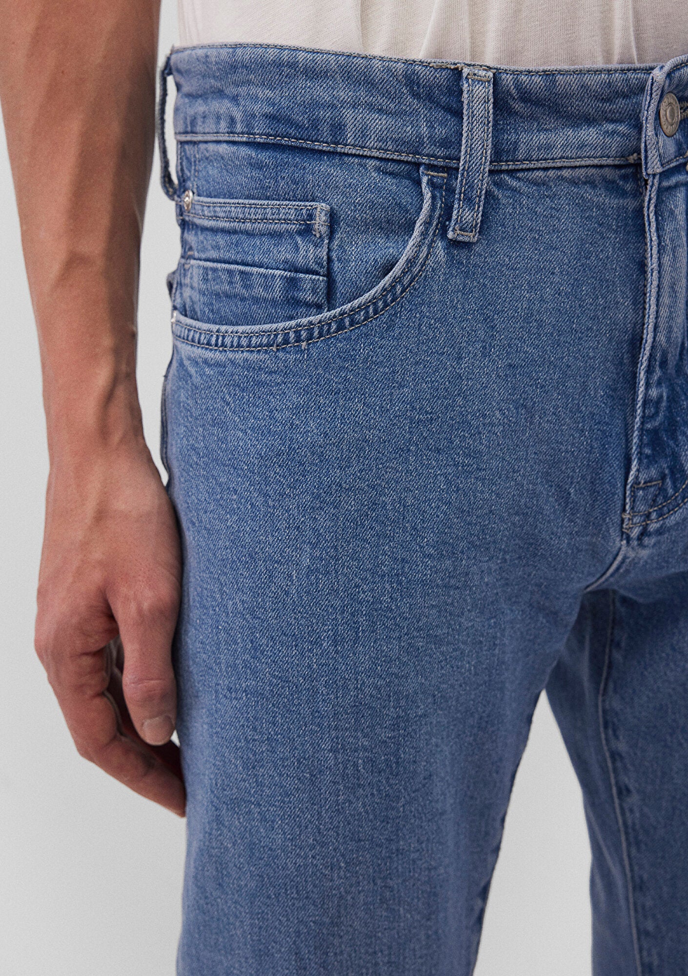 Milan Mid Brushed Street Comfort Jean Pants