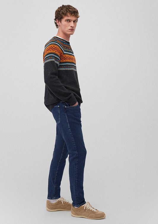 Milan Dark 90s Street Denim Jean Pants