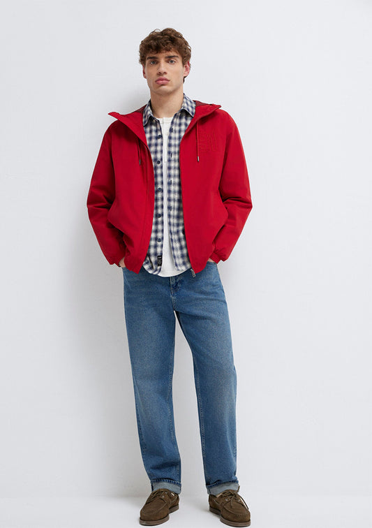 MVJNS Printed Red Jacket