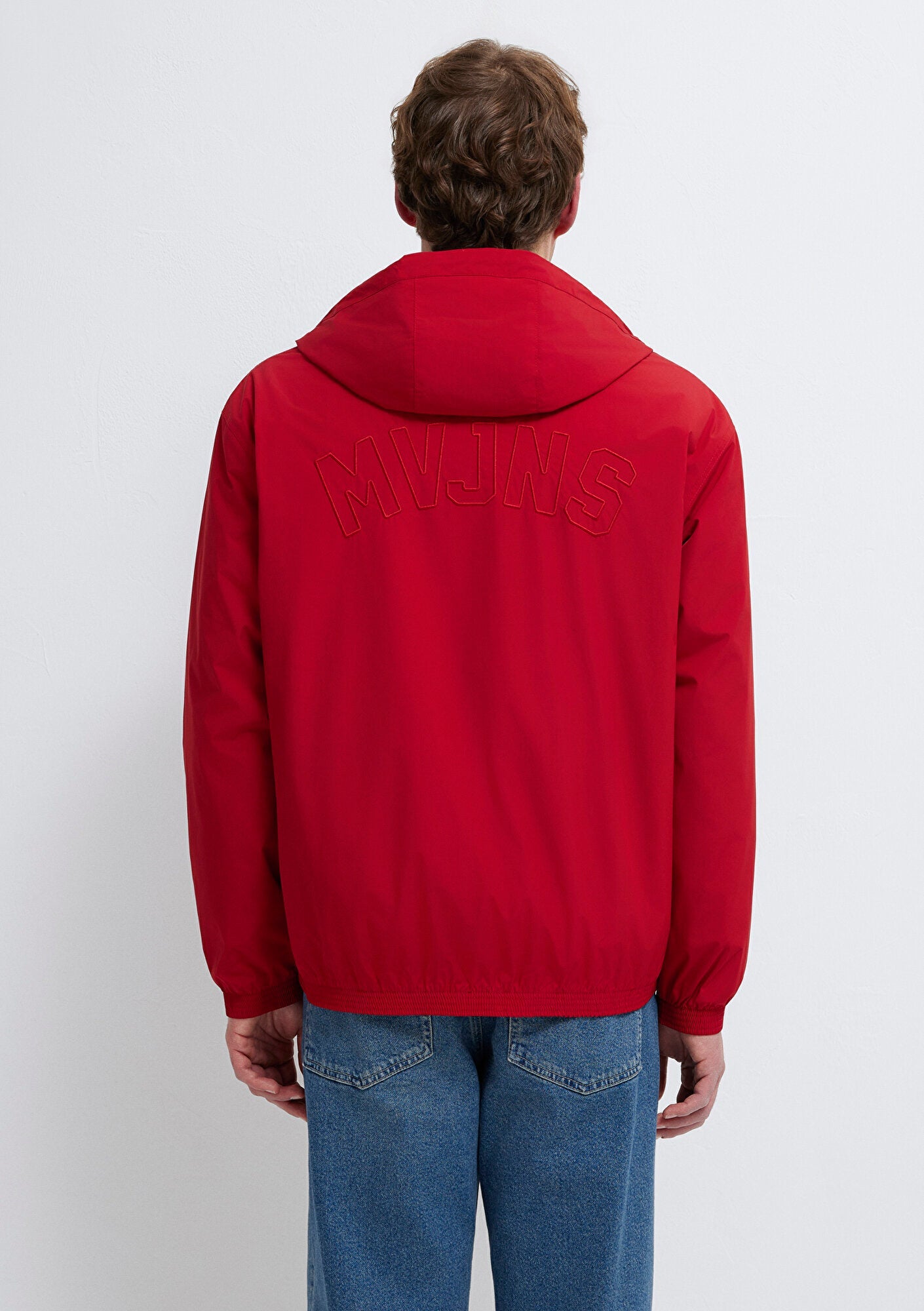 MVJNS Printed Red Jacket