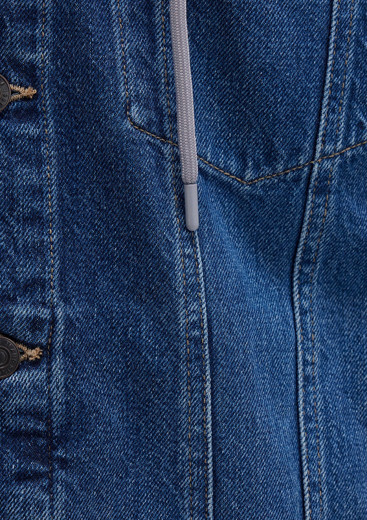 Brandon Authentic Dark Blue Jean Jacket