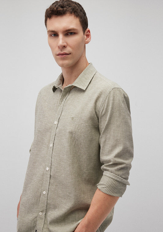 Striped Green Shirt