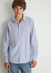 Striped Purple Shirt