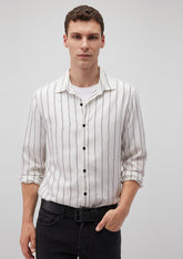 Striped Tencel Shirt