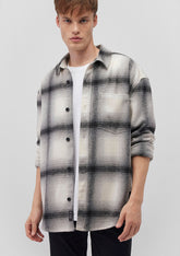 Beige Checkered Shirt