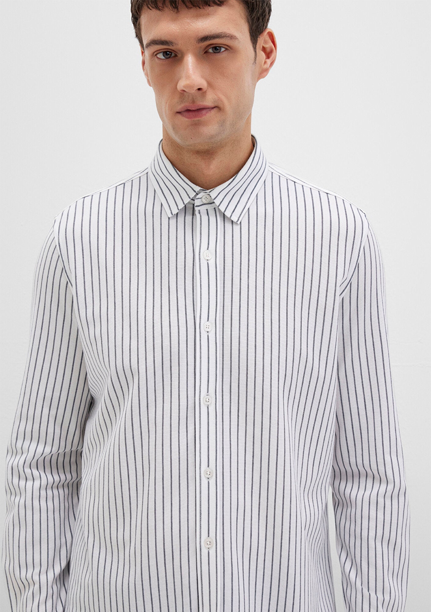 Striped White Color Shirt