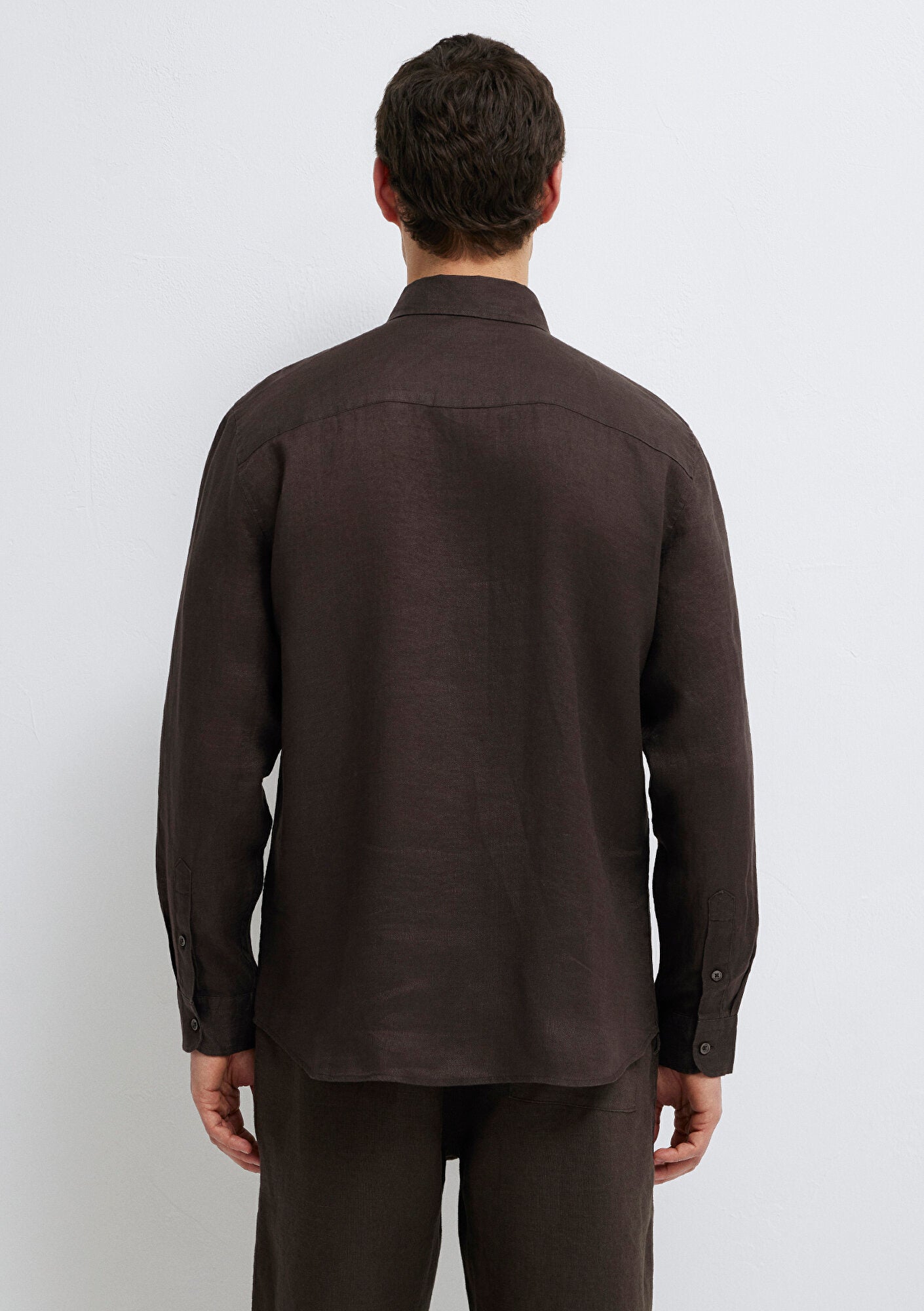 Brown Linen Shirt