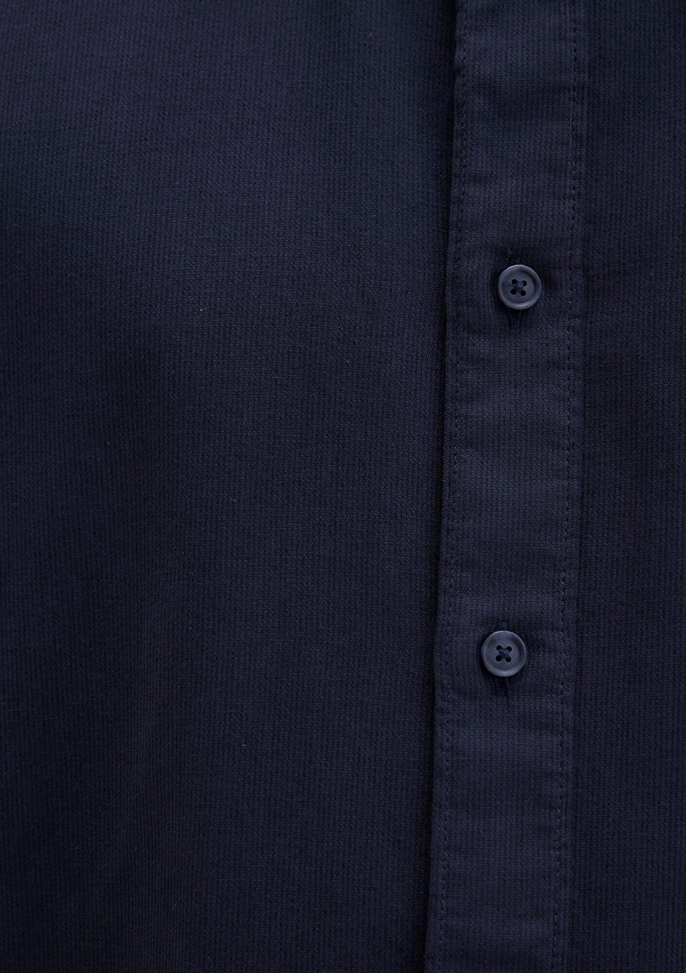 Linen Mix Navy Shirt
