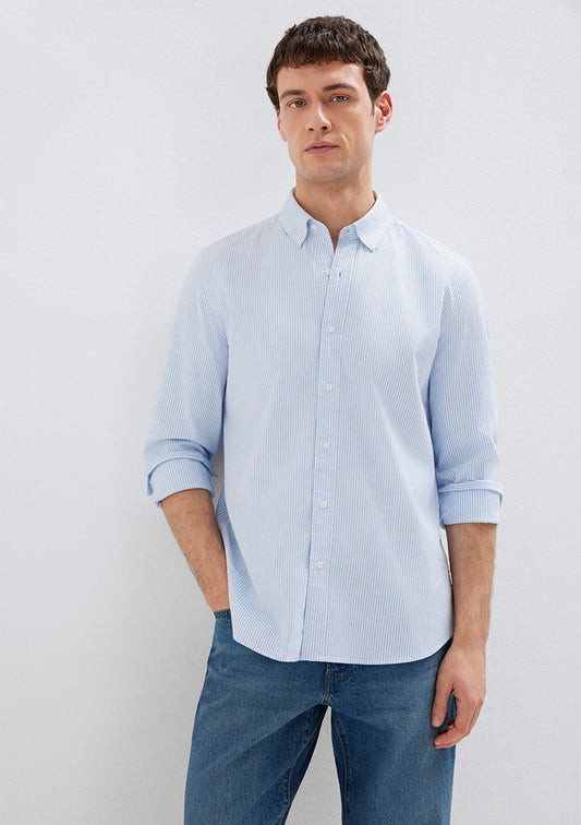 Striped Blue Shirt
