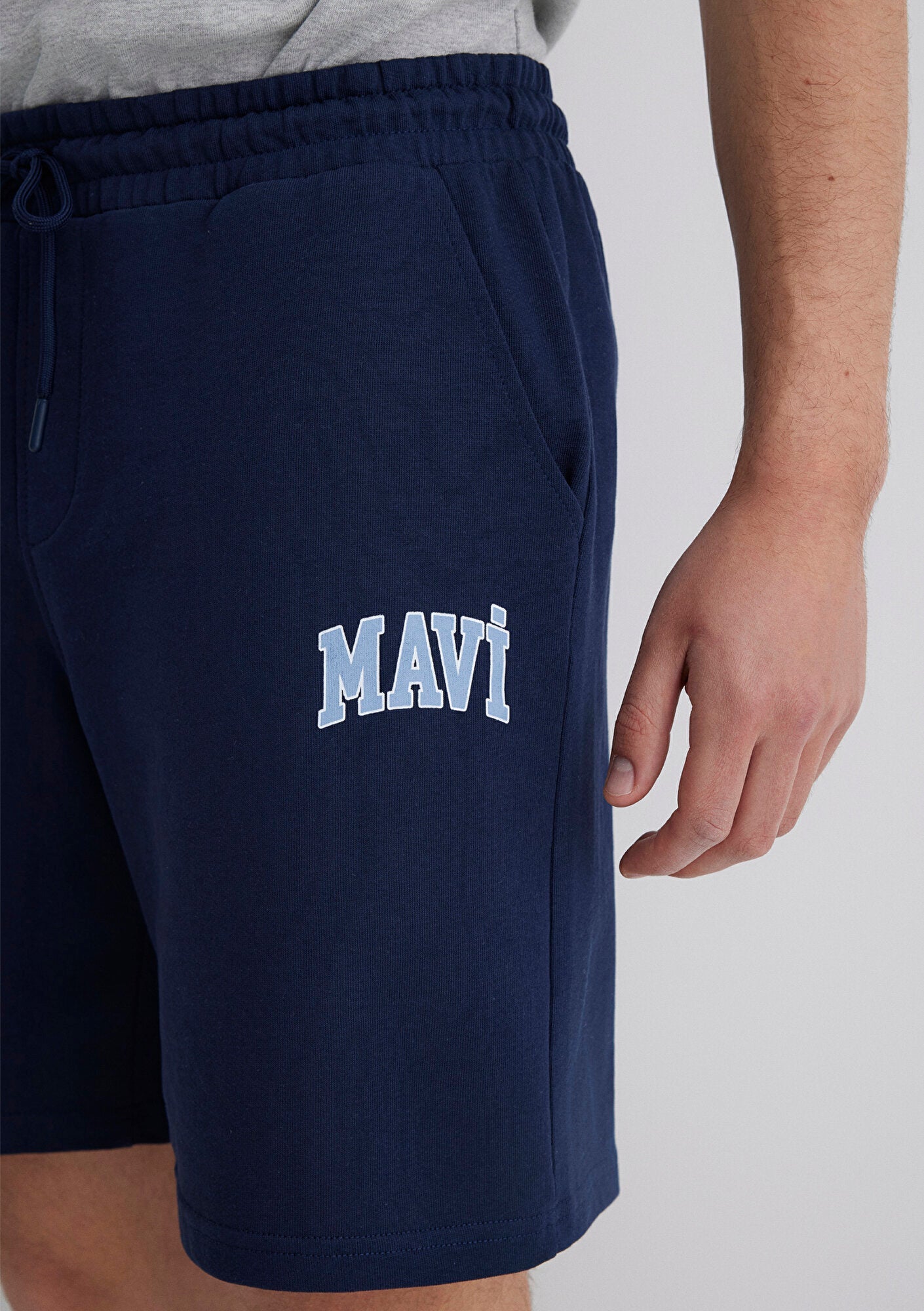 Mavi Printed Navy Shorts