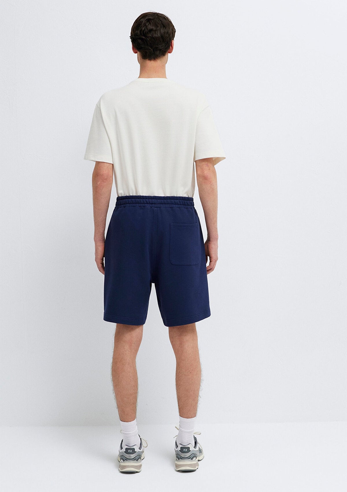 Mj Printed Navy Shorts