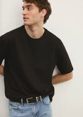 Stretch Black Basic T-Shirt