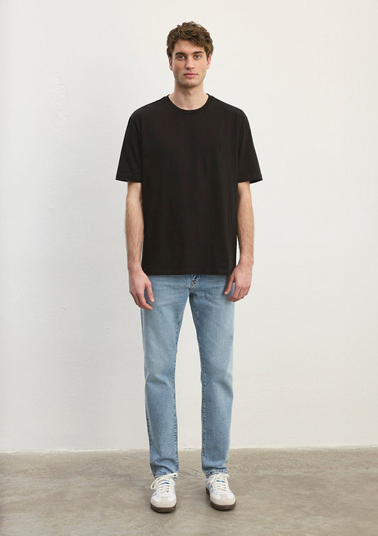 Stretch Black Basic T-Shirt