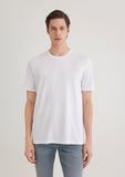 Stretch White Basic T-Shirt