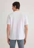 Stretch White Basic T-Shirt