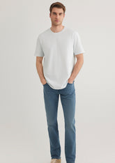 Mavi Black Printed Light Blue T-Shirt