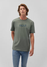 Mavi Logo Printed Khaki T-Shirt