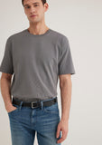 Crew Neck Basic Gray T-Shirt