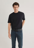 Crew Neck Black Basic T-Shirt