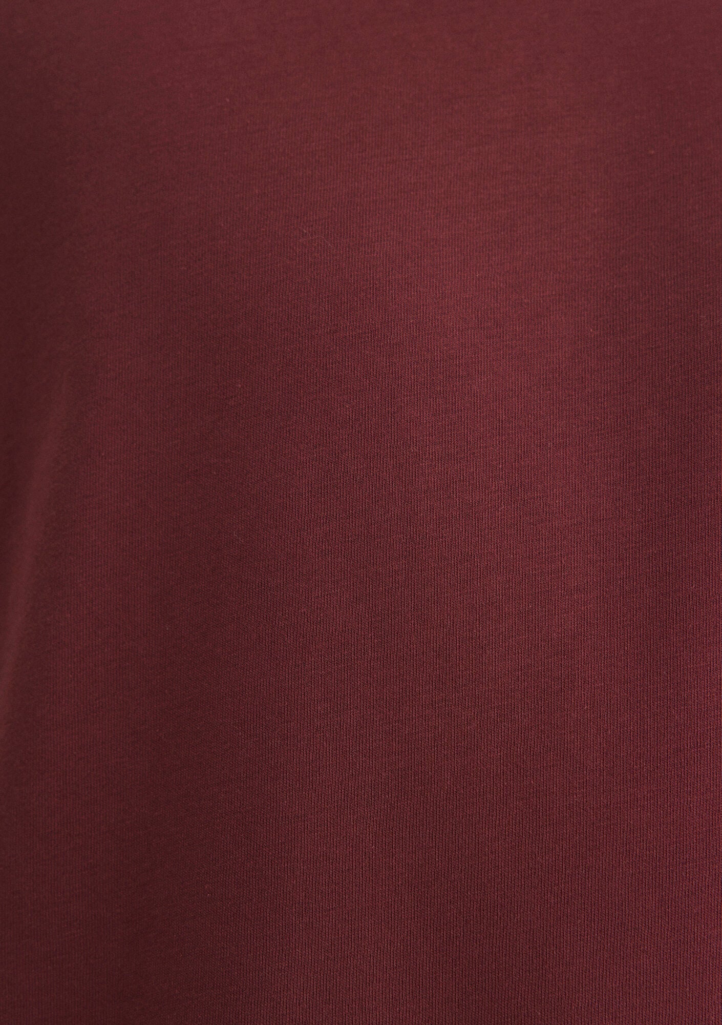 Mavi Logo Printed Burgundy T-Shirt