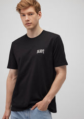 Mavi Logo Printed Black T-Shirt