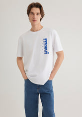 Mavi Jeans Printed White T-Shirt