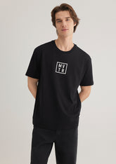 MVTR Printed Black T-Shirt