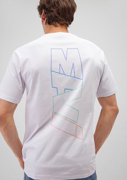 Mavi Logo Printed White T-Shirt