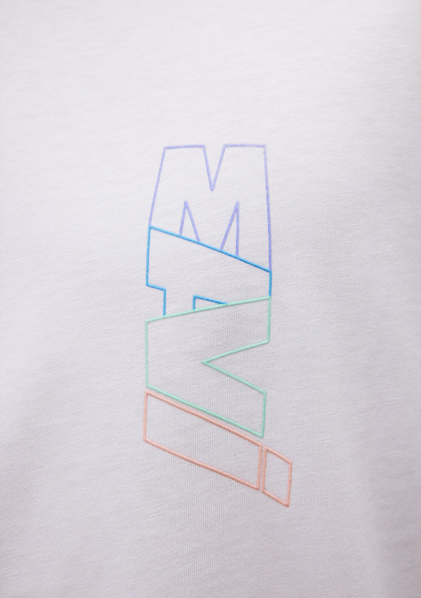 Mavi Logo Printed White T-Shirt
