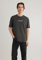 Mavi Logo Printed Anthracite T-Shirt
