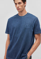 Printed Navy T-Shirt