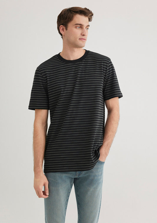 Striped Black T-shirt
