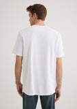 Mavi Black Printed White T-Shirt