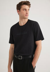 Mavi Black Printed Black T-Shirt