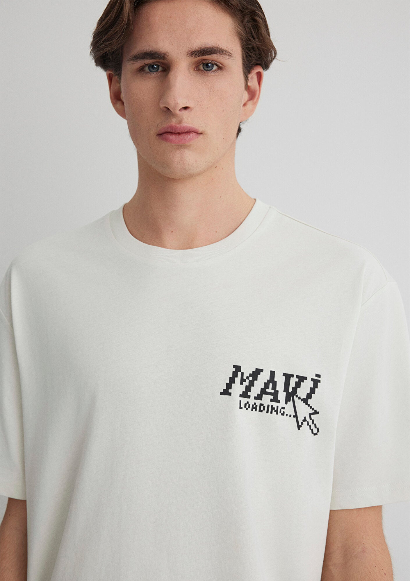 Printed Gray T-Shirt