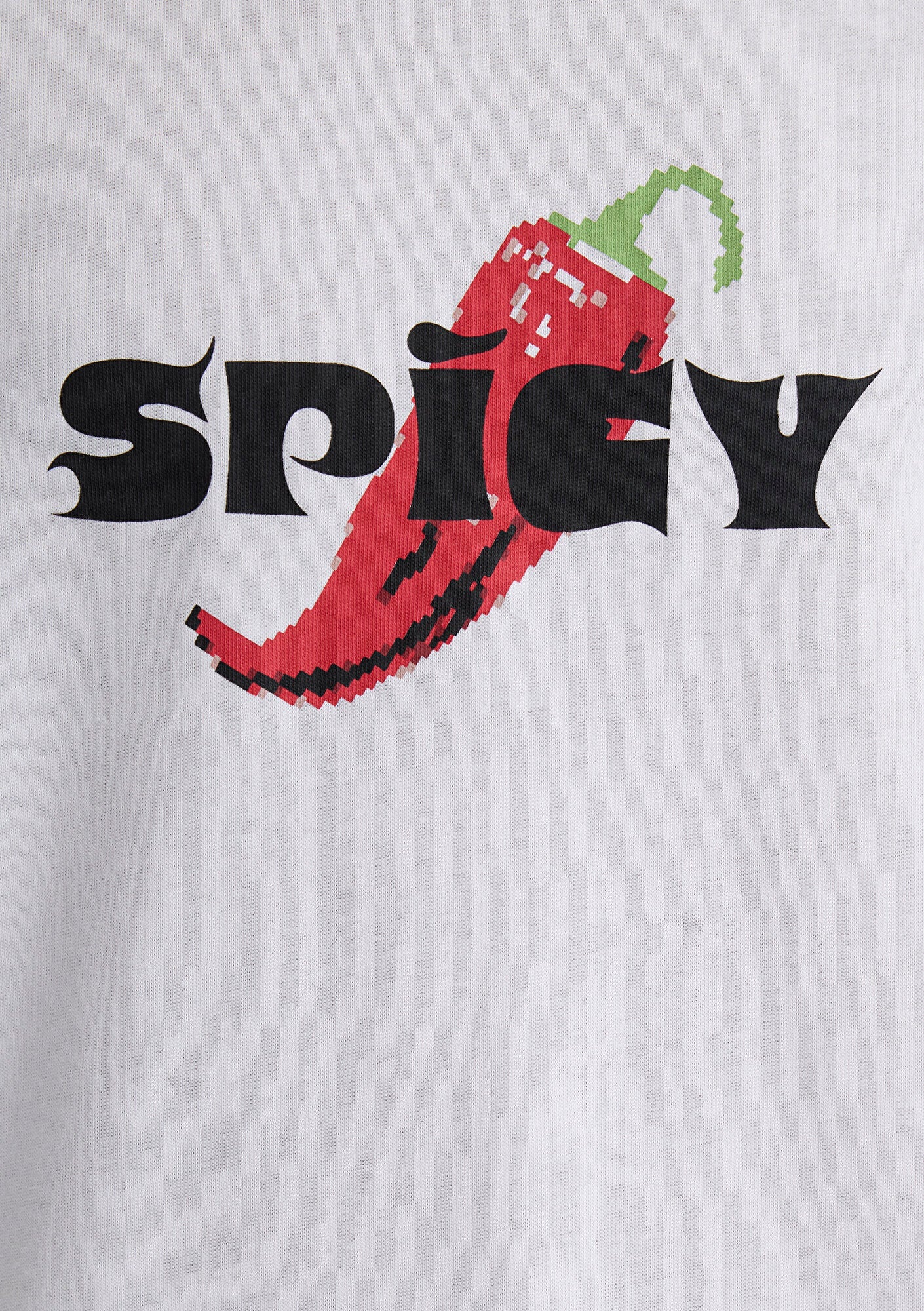 Printed White T-Shirt