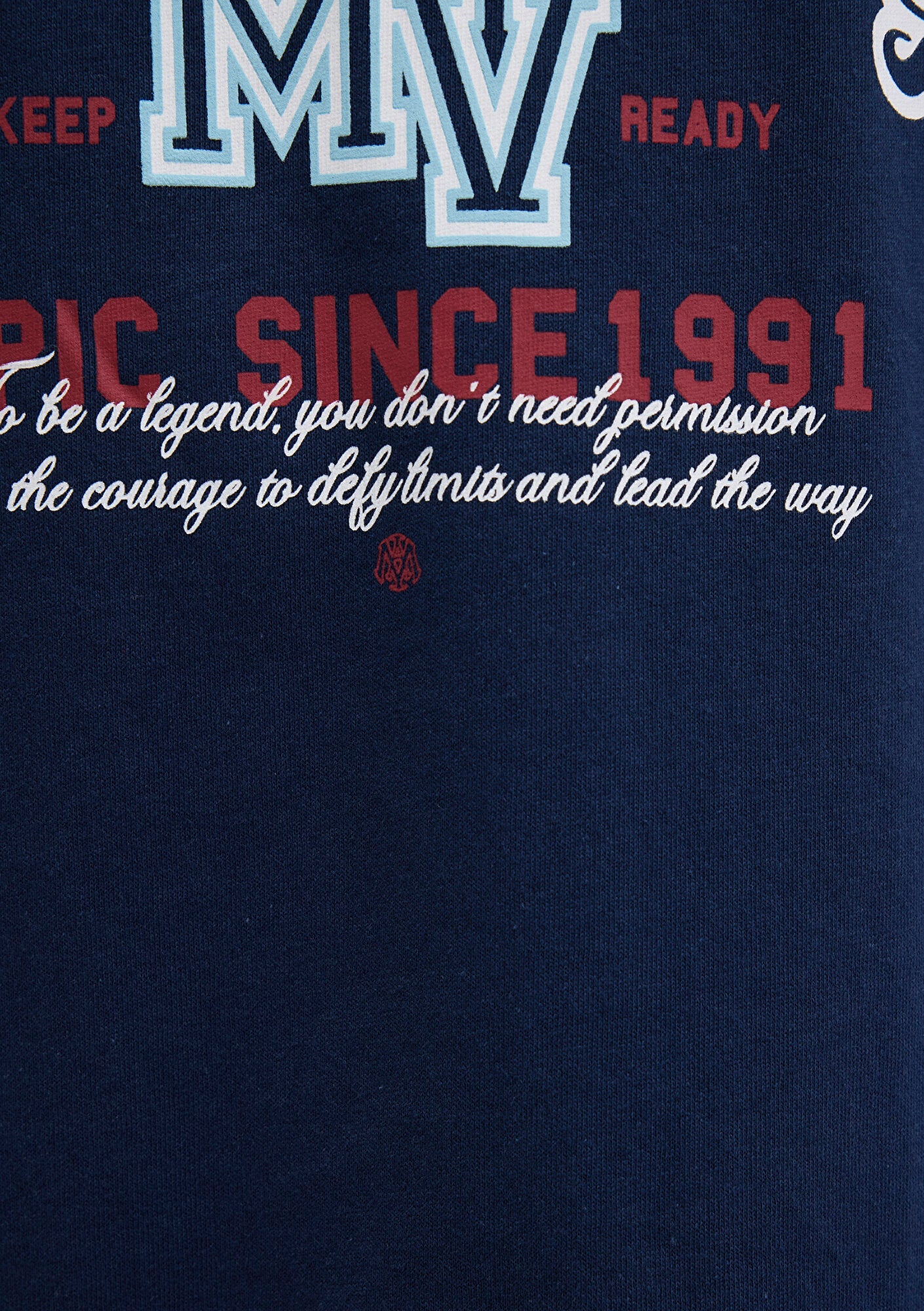 Printed Navy T-Shirt