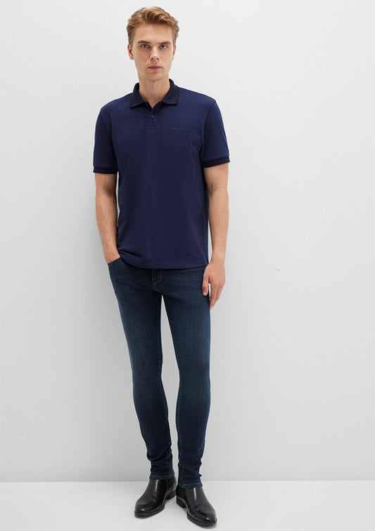 Navy Polo T-Shirt