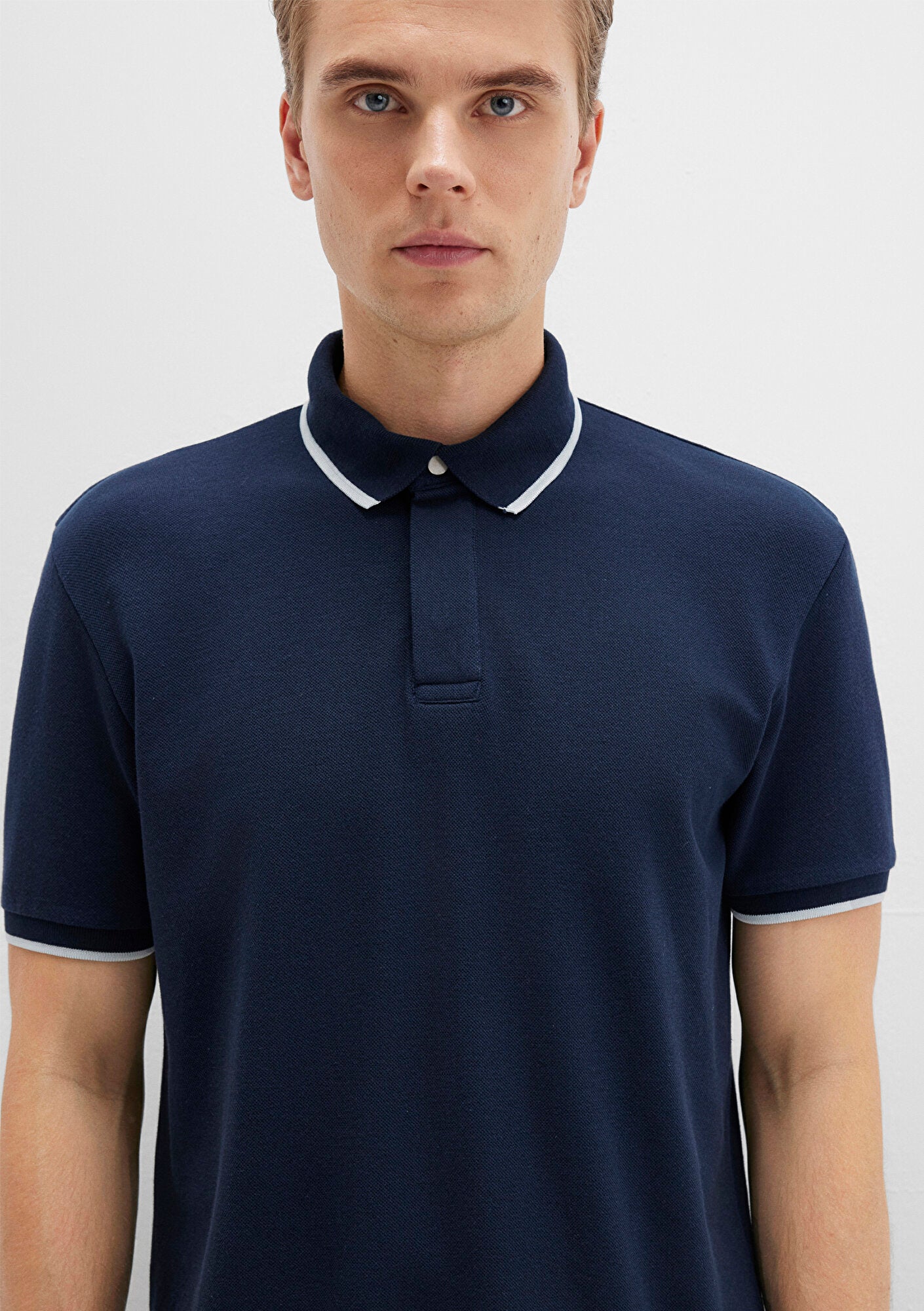 Navy Polo T-Shirt