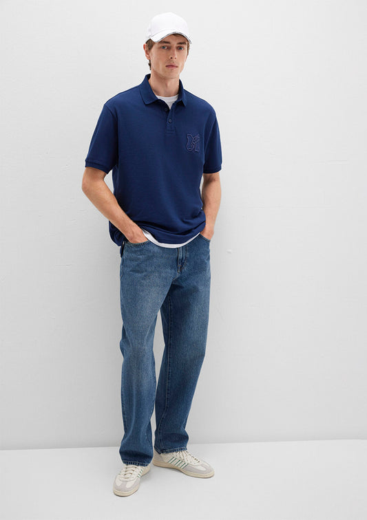 Navy Polo T-Shirt